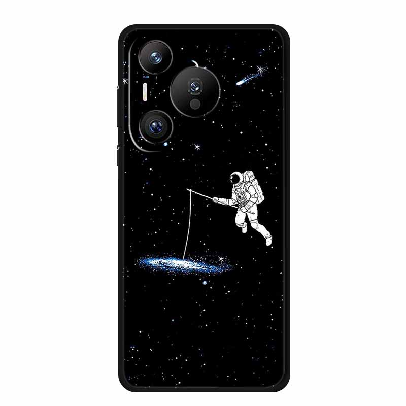 For Huawei Pura 70 Pro Case Pura70 Pro Plus Coque Black Silicone Soft Back Cover For Huawei Pura 70 Ultra Phone Case Funda Shell