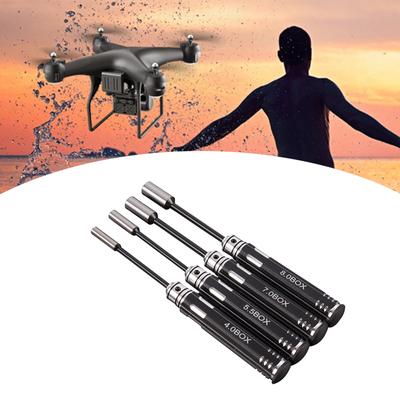 4 Piece Hexagonal Socket Wrench Screwdriver Set 4 Size 4mm 5.5mm 7mm 8mm for Different Repair Requirements