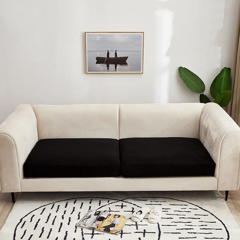 Solid Color Solid Color Sofa Cushion Cover Elastic Sofa Seat Cover Cushion Cover Solid Soft Stretch Sofa Slipcovers Funiture Pro
