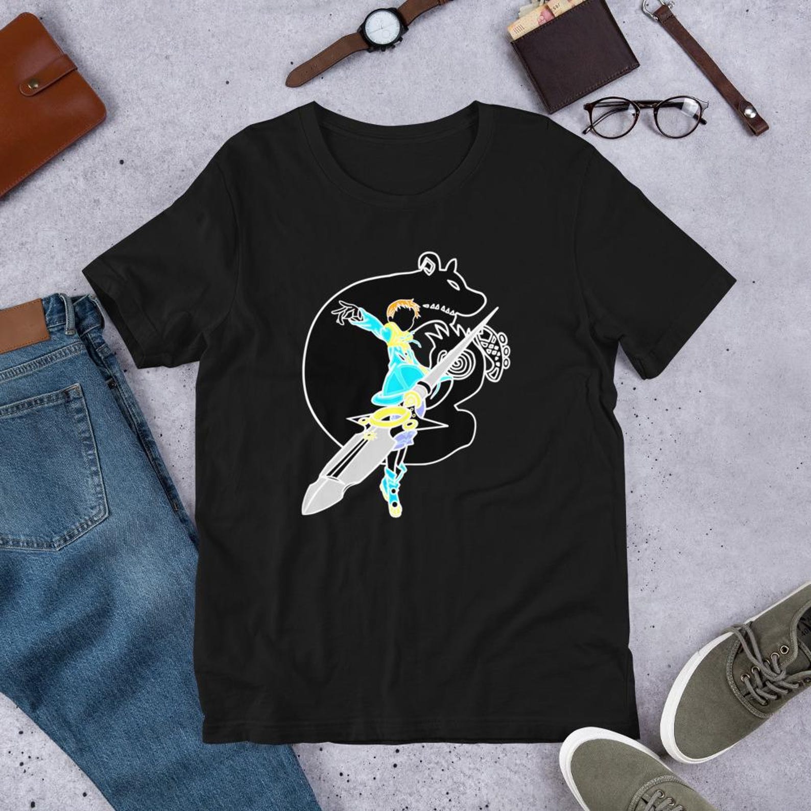 Anime Unisex t-shirt: SDS Sloth (DTFlex Print) 4XL