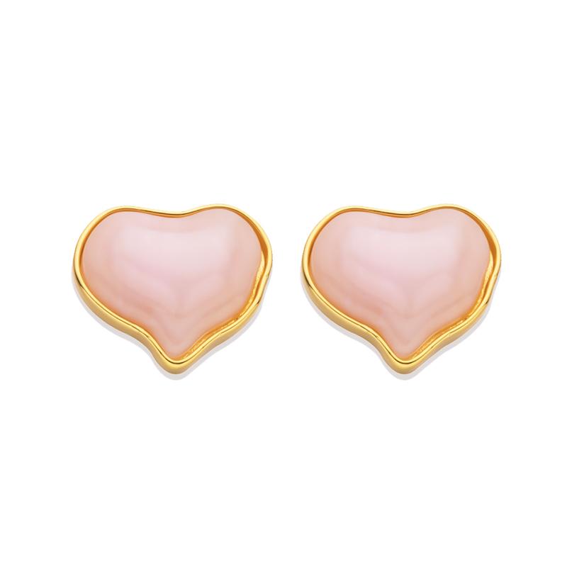 Barbie Sweetheart on the run princess bubble sweet earrings niche design high-end love romantic dream jewelry alloy earrings for women BBE716094 золотой