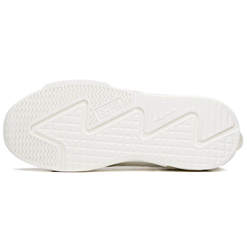 Anta Life Collection G6 Soup Anti-Slip Wear-Resistant Low-Top Skateboard Shoes Women's Ivory White Sneakers