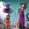 Kinder Anime Cosplay Hexe Halloween Kostüm Set