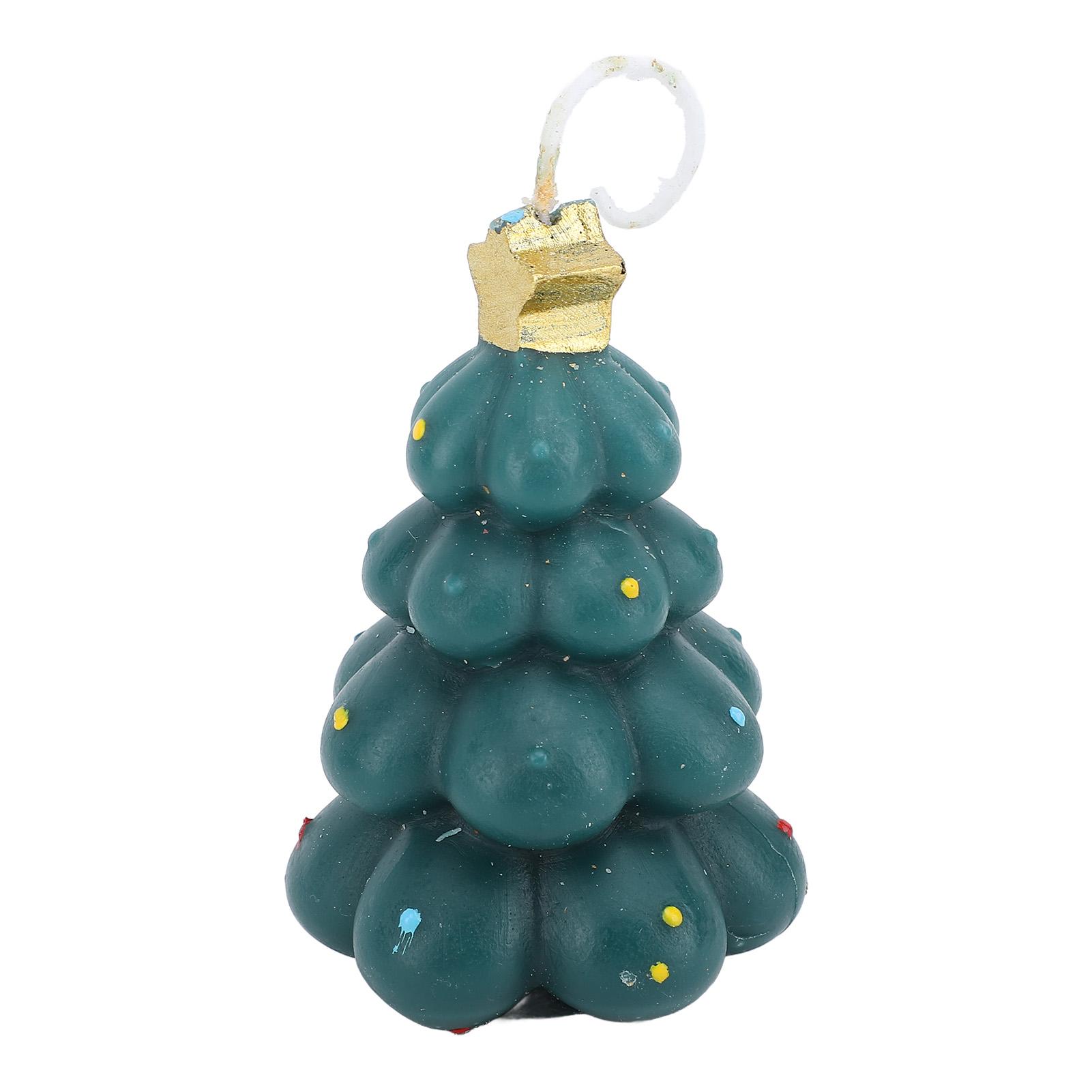 

Свеча в форме рождественской елки из соевого воска, зимнее праздничное украшение для вечеринки, ароматерапевтическая свеча на Рождество