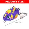 4CM Simulated Frogs Fishing Lures with Hook Soft PVC Fishing Baits Crankbait Tackle Cranks Baits Fishing Tackle