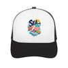 Tropical Sea Day Sunset Lettering Mesh Baseball Cap Casual Hat Outdoor  For Womens Unisex FeUnisex