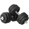 30KG Adjustable Dumbbells Set, Hand Weights Set for Home Gym Weight Lifting Training