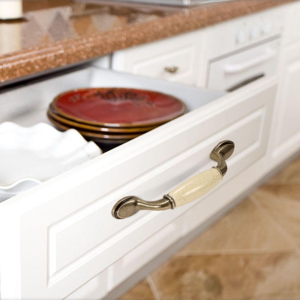 Vintage Wardrobe Door Pulls Wear Resistant Drawer Knobs Durable Furniture Handle  Shoe Cabinet
