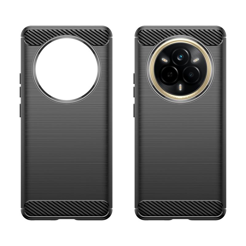 For Realme 14 Pro Case Cover OPPO Realme 14 Pro Capas New Carbon Fiber Phone Bumper Shockproof TPU Silicone Fundas Realme 14 Pro