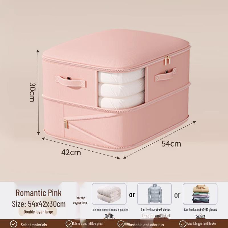 Large Capacity Transparent Vacuum Storage Bag for Down Jackets and Quilts