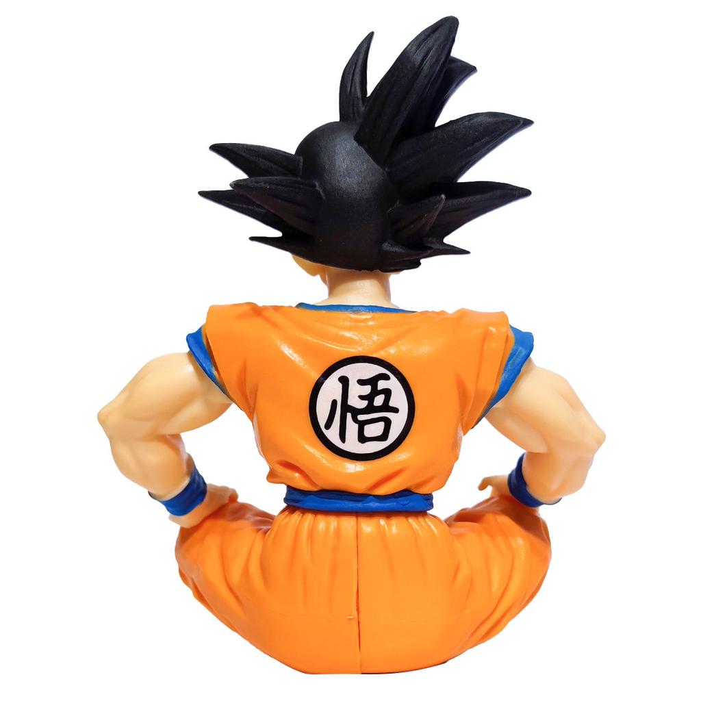11cm Dragon Ball Son Soku Anime Figure Sitting Goku Model Toy Car Ornament Doll Action Figure Kids Toys Gift PVC Boxed