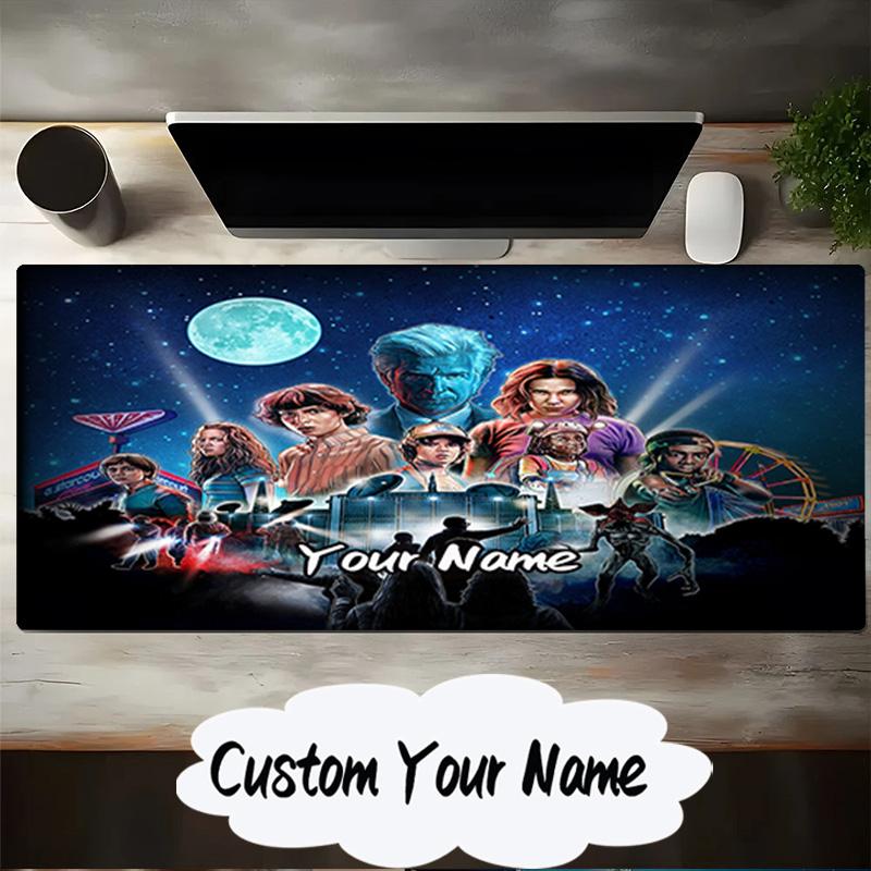 Custom Name Mouse pad Stranger Eleven Upside Down Mouse pad, Gaming Mouse Pad, keyboard pad, Desk Decor for computer notebook Fan Birthday Gift