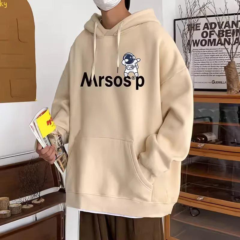 

Мужская флисовая толстовка с капюшоном большого размера в гонконгском стиле - Модная осенне-зимняя куртка для пар 3XL