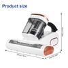 Bett-Staubsauger Matratzen-Staubsauger mit Lila Licht 8,5KPa Saugkraft   Filter LED-Anzeige Tragbar   Reiniger Handheld Kabellos Milben-Staubsauger E