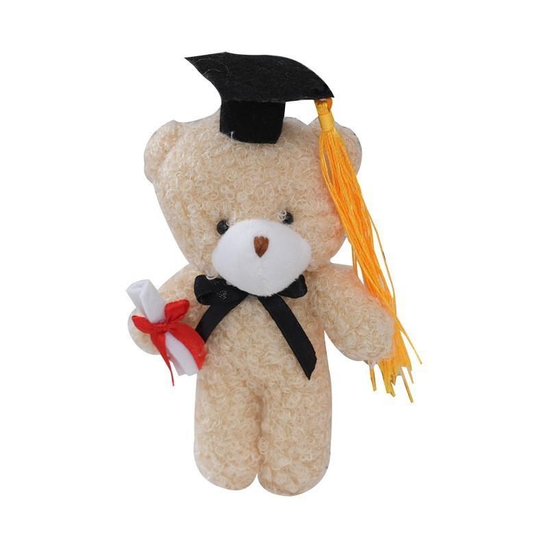 Cute Mini Teddy Bear Keychain Plush Toy Perfect Graduation Gift