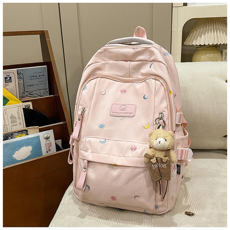 New Large-capacity Backpack Junior High School Lightweight Women's Schoolbag Simple and Versatile Campus Backpack