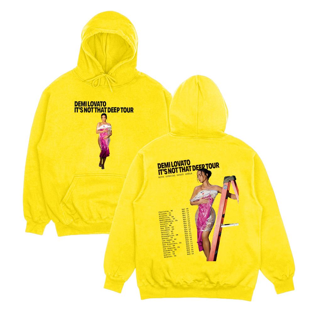 Demi Lovato It's Not That Deep Collection Tour Hoodies Fashion Women Casual Versatile Unisex Pullovers Y2K Sweatshirts