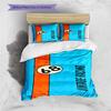 Cartoon Pattern Bedding Quilt Set Quilt Cover Pillowcase Home Decoration Birthday Gift (1 * duvet cover + 2 * pillowcase, without core)