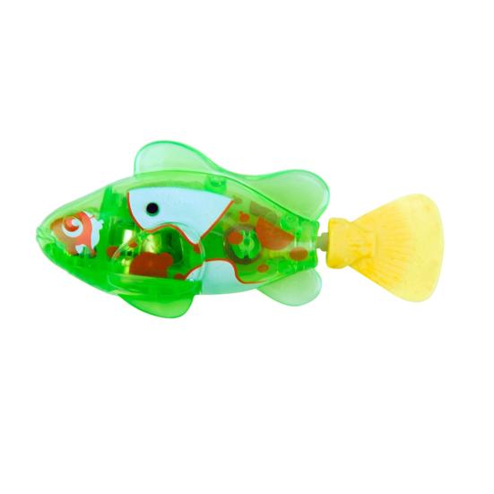 Swimming Fish Toy with LED Light Waterproof Battery Powered Simulation
