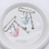 Fish Star Shells Pendant Brooch Sweater Pin Fashion Clothing Pin Decorative Lapel Pin Clothes Jewelry Fashion Accessory