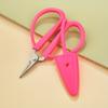 Compact Silicone-Covered Mini Scissors - Portable Thread Trimming & Embroidery Shears, Safety Pointed Tip, Ideal for Sewing & Crafts