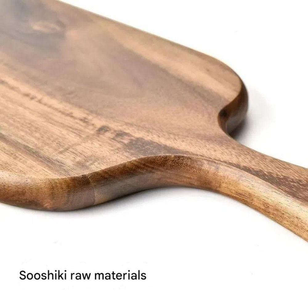 Wooden Cutting Boards with Handle Solid Wood Chopping Blocks Thickened Charcuterie Board  Household