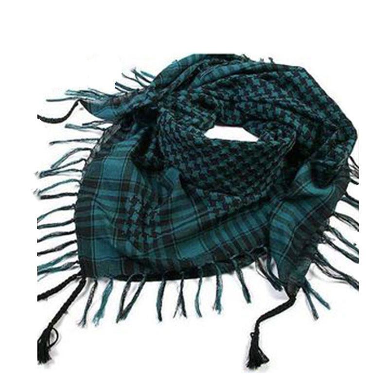 Fashion Military Fashion Lightweight Army Plaid Scarf Unisex Tactical Arab Scarf To Keep Warm