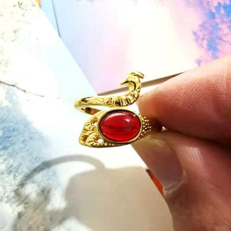 Simple Retro Three-dimensional Peacock Ring Female Ring