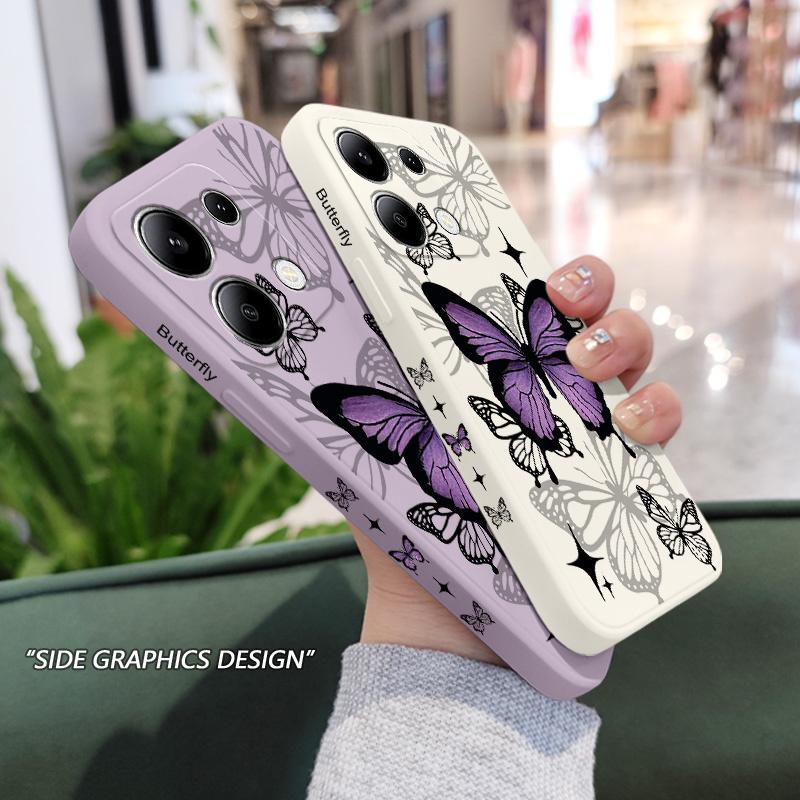 Flying Butterfly Phone Case For Xiaomi Redmi Note 15 Pro Plus 4G 5G Silicone Cover