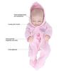 10-inch Reborn Baby Doll, Soft Silicone Reborn Doll with Delicate Face, Comes with Pajamas, Washable, Realistic Baby Doll Toy, 10-inch, Closed Eyes, P