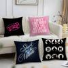 Cool KPOP B-BABYMONSTERS Pillow Case Short Plush Print Cushion Cover Square Throw Pillow Covers Sofa Home Decor
