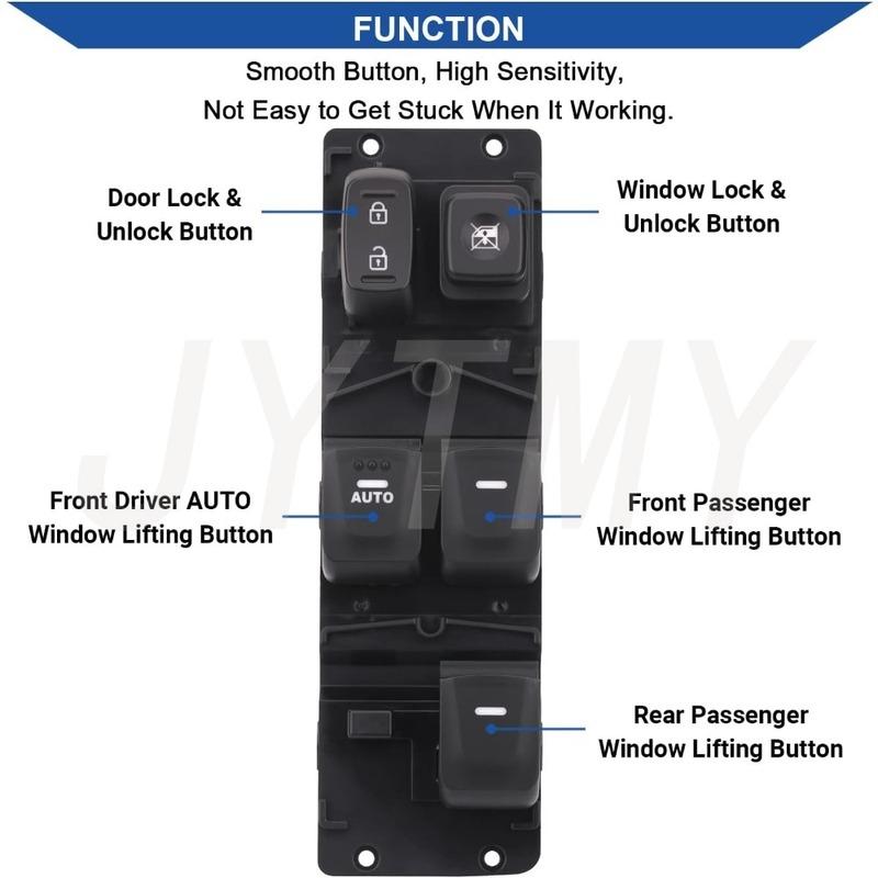 Window Control Switch for Hyundai Veloster 2012 2013 2014 20105 2016 2017 Front Left Power Glass Lifter Button Car Accessories
