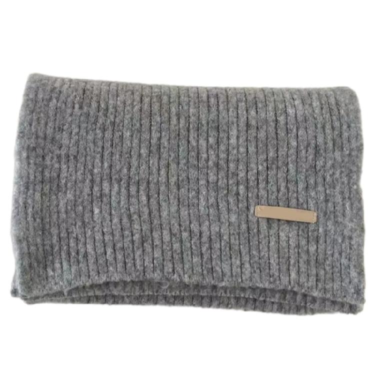 Versatiles Ladies' Knitted Scarf Lightweight Cold Weather Neckerchief Daily Wear for Men Women and Kids