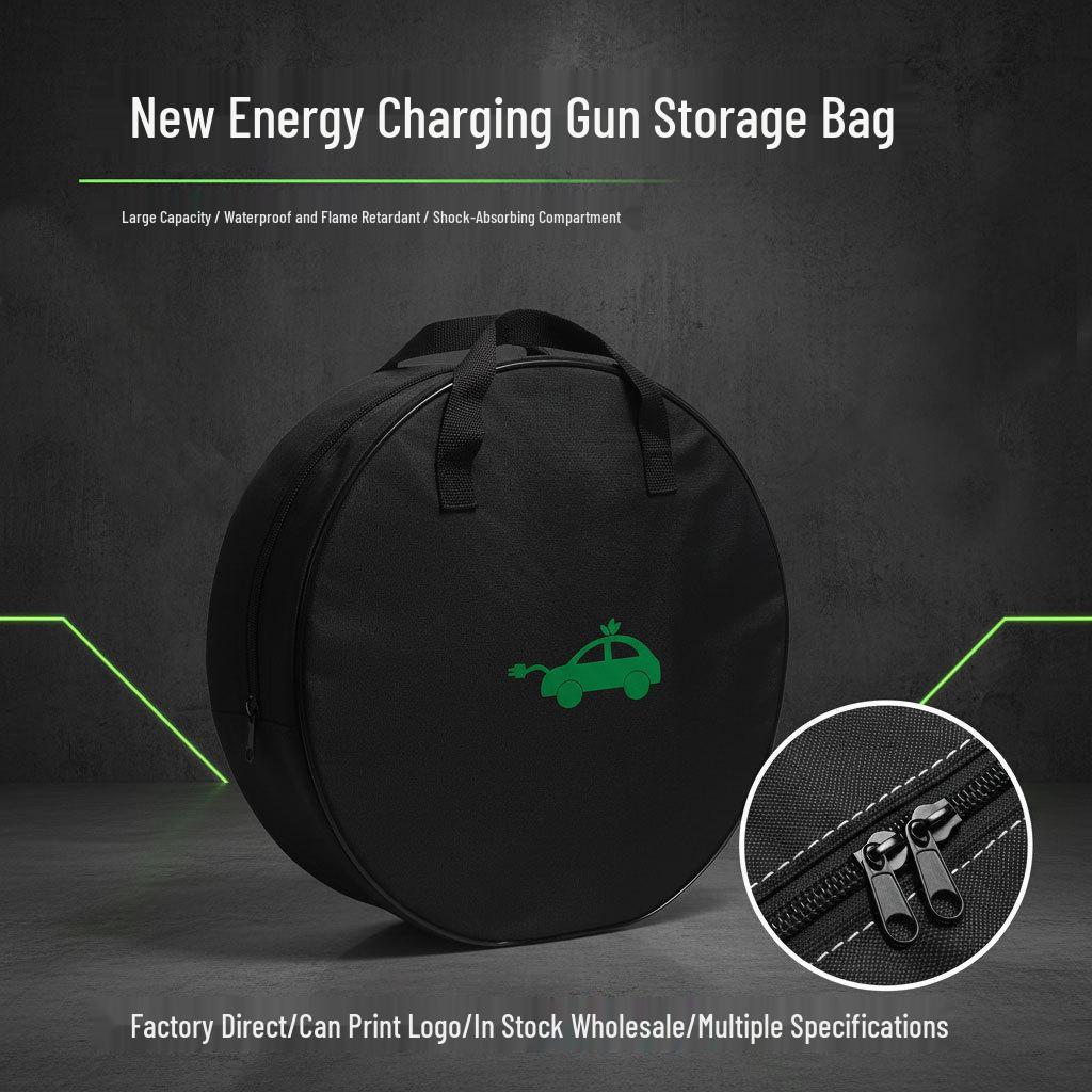 Portable Large Capacity Charging Cable Storage Bag for EVs