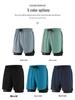Men's Quick-Dry Double-Layer Running Shorts, Euro Size, Casual Summer Style