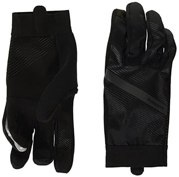 Велоперчатки Shimano Windkontrolle (черные) L