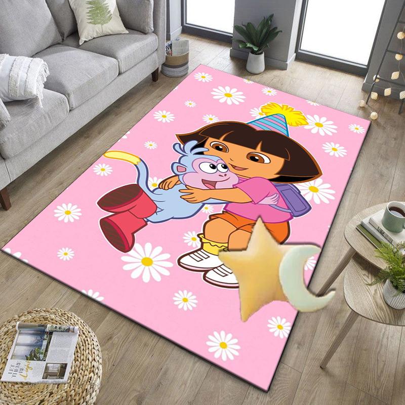 The Explorer do-ra Adventure Office Rug Chair Mat, Game Carpet, Suitable for Front Door, Bedroom, Living Room, Desk, Holiday Gift