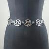 Layered Tassel Chains Pentagram Metal Chain  for Women Streetwear Dress Waist Accessory