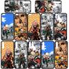 For Samsung Galaxy S25 S24 S23 iPhone 17 16 15 Xiaomi Redmi Note 14 13 12 11 Pro Max XR Phone Case Bakugou Katsuki My Hero Academia OPPO Huawei Cover