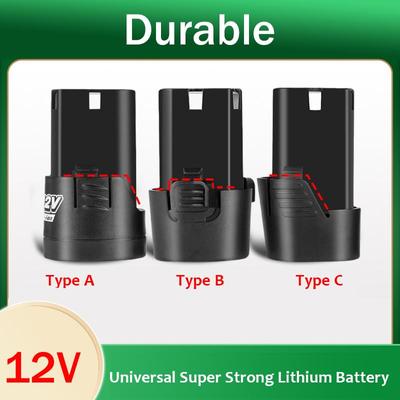 12v 4500mAh/ Lithium Battery Rechargeable Battery Pack Electric Tool Accessory Hand Electric Drill Battery Pack