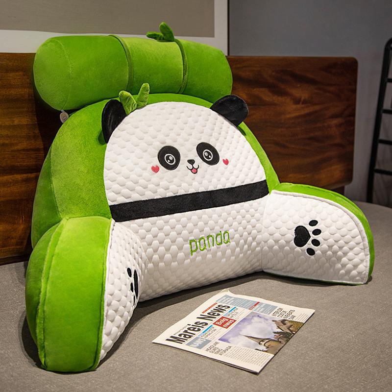 Cartoon Panda Detachable Washable Cushion Bedhead Pregnant Women's Waist Pillow Sofa Decorator Lumbar Support Chair Cushion
