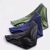 Men's Ice Silk Semi-Transparent Sexy Thin Breathable Triangle Underwear - Plus Size