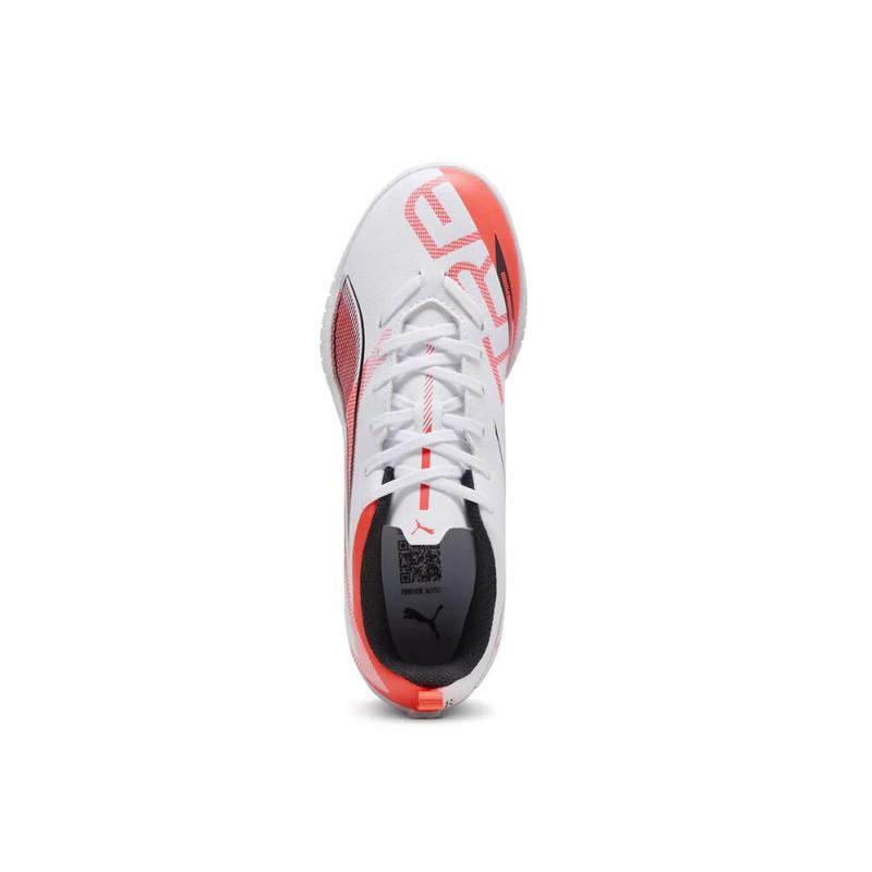 Puma Ultra 5 Play Tf Soft Comfortable Low Top Kids Football Shoes Kids Football Shoes White 108333-01