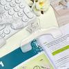 Heavy-Duty Transparent Page Stopper Book Clip - Reinforced Thick Plastic Corner Bookmark with Secure Hold for Students, Office