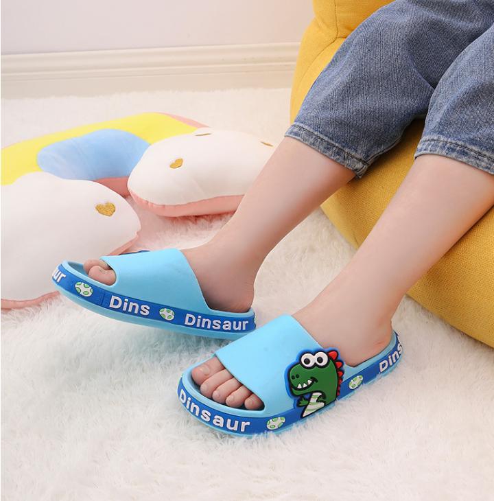 Children Summer Slippers Lightweight Comfortable Indoor Outdoor Slip On Slides Soft Sole Non Slip Durable Easy Clean Kids Footwear