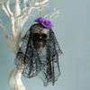 4Pcs Halloween Hanging Ghost Skeleton Flying Ghost Party Props Halloween Haunted House Decorations
