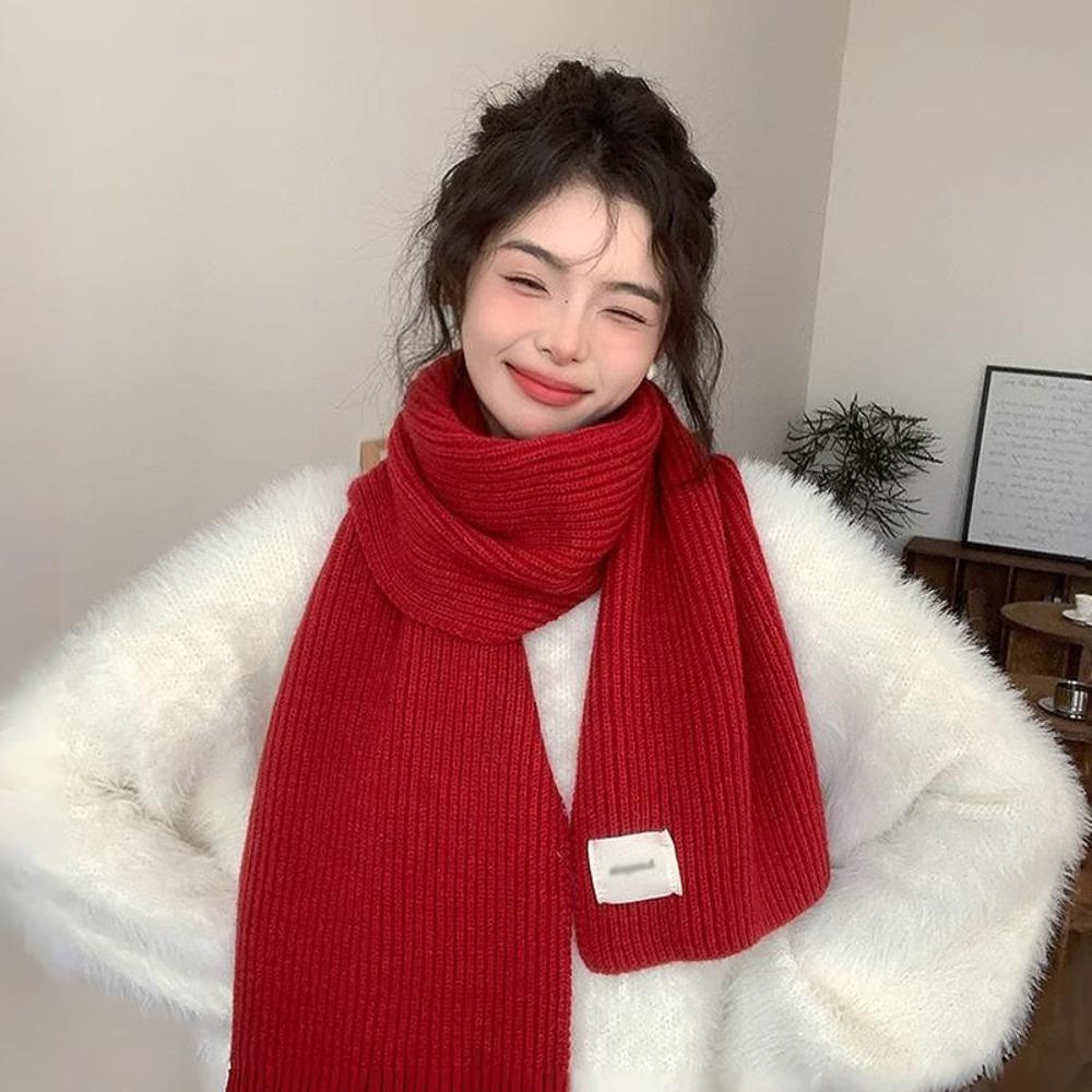 Windproof Warm Scarf Solid Color Thermal Neck Warmer New Skiing Motorcycle Scarf  Outdoor