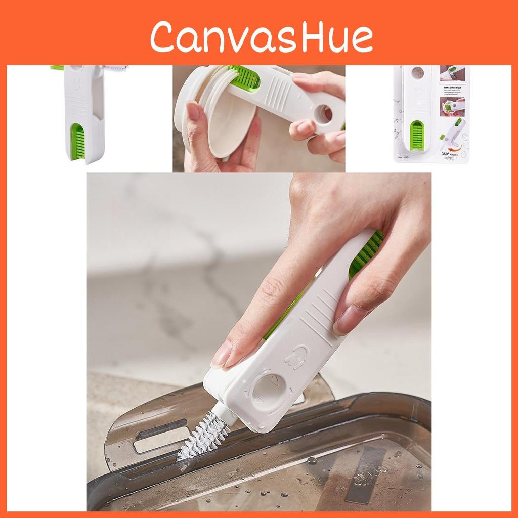 One In Four Cup Lid Brush For Glass Bottles Cleaning With Plastic Material For Kitchen Home