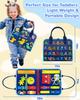 Busy Board Montessori Toys for Toddler Boy Birthday Gifts, Busy Book Sensory Learning Toys for Toddlers