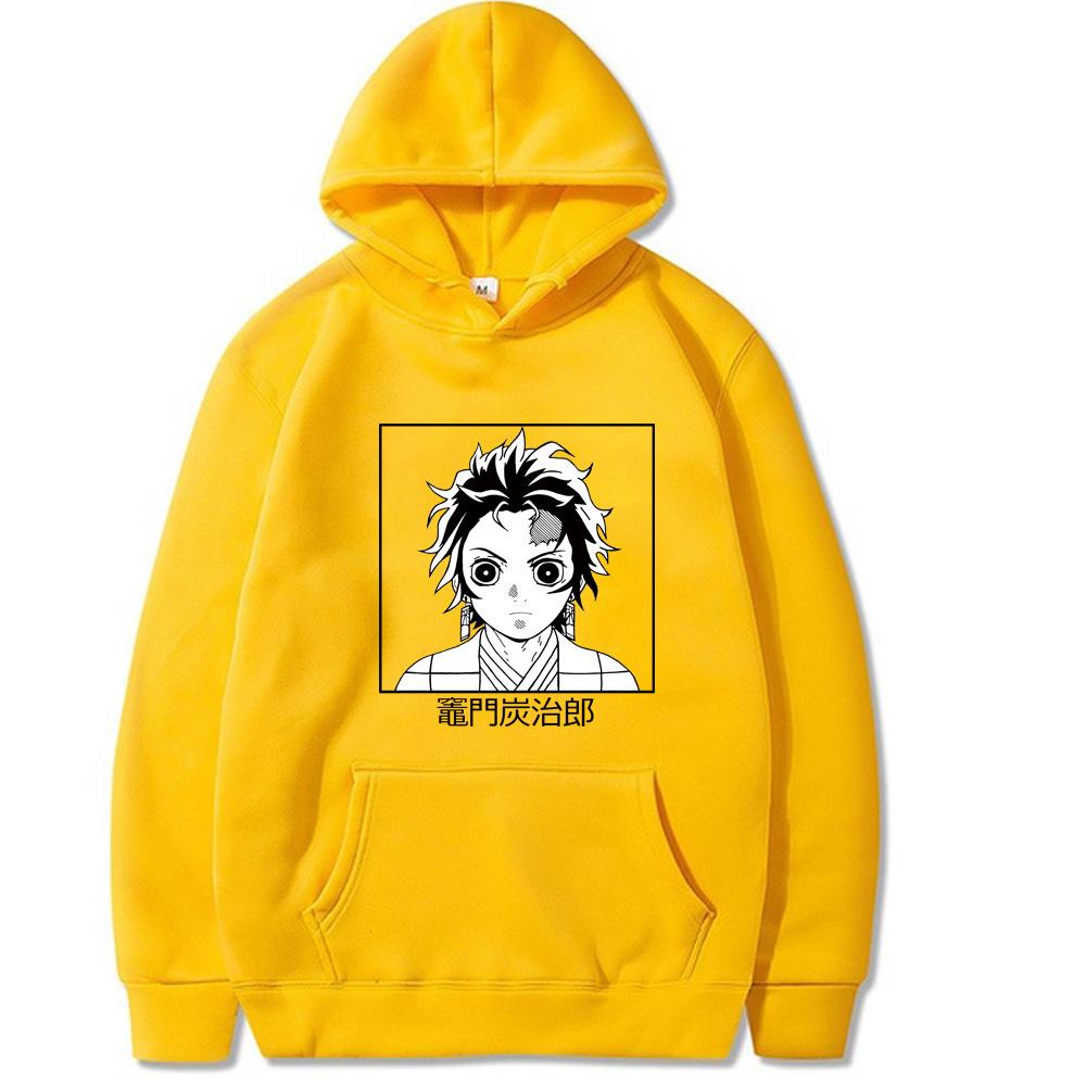 Kamado Tanjirou Printed Autumn Winter Men Hoodie Brand Hoody Y2K Clothes Vintage Casual Unisex Long Sleeve Pullovers